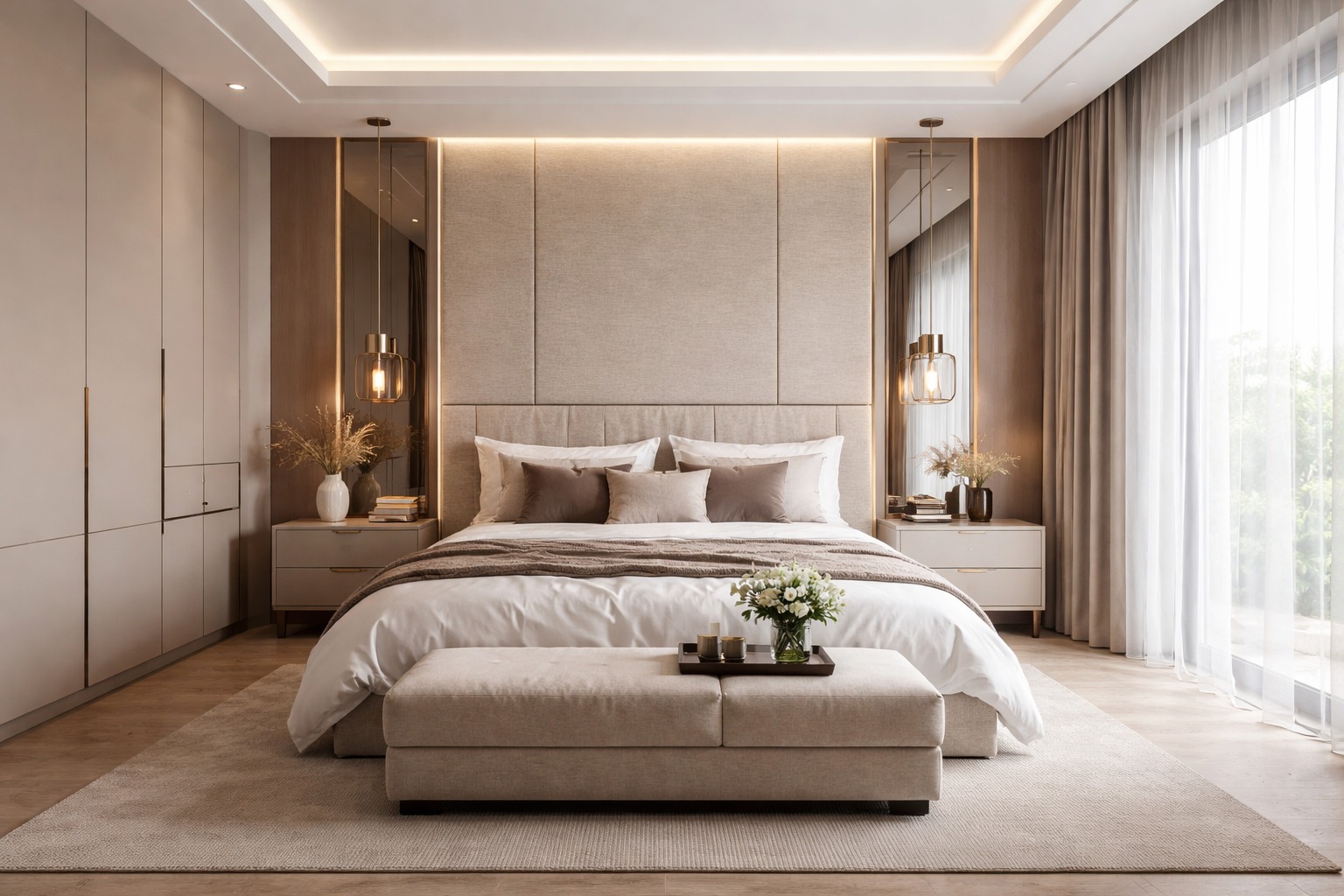 Mobilier dormitor la comandă Bacău