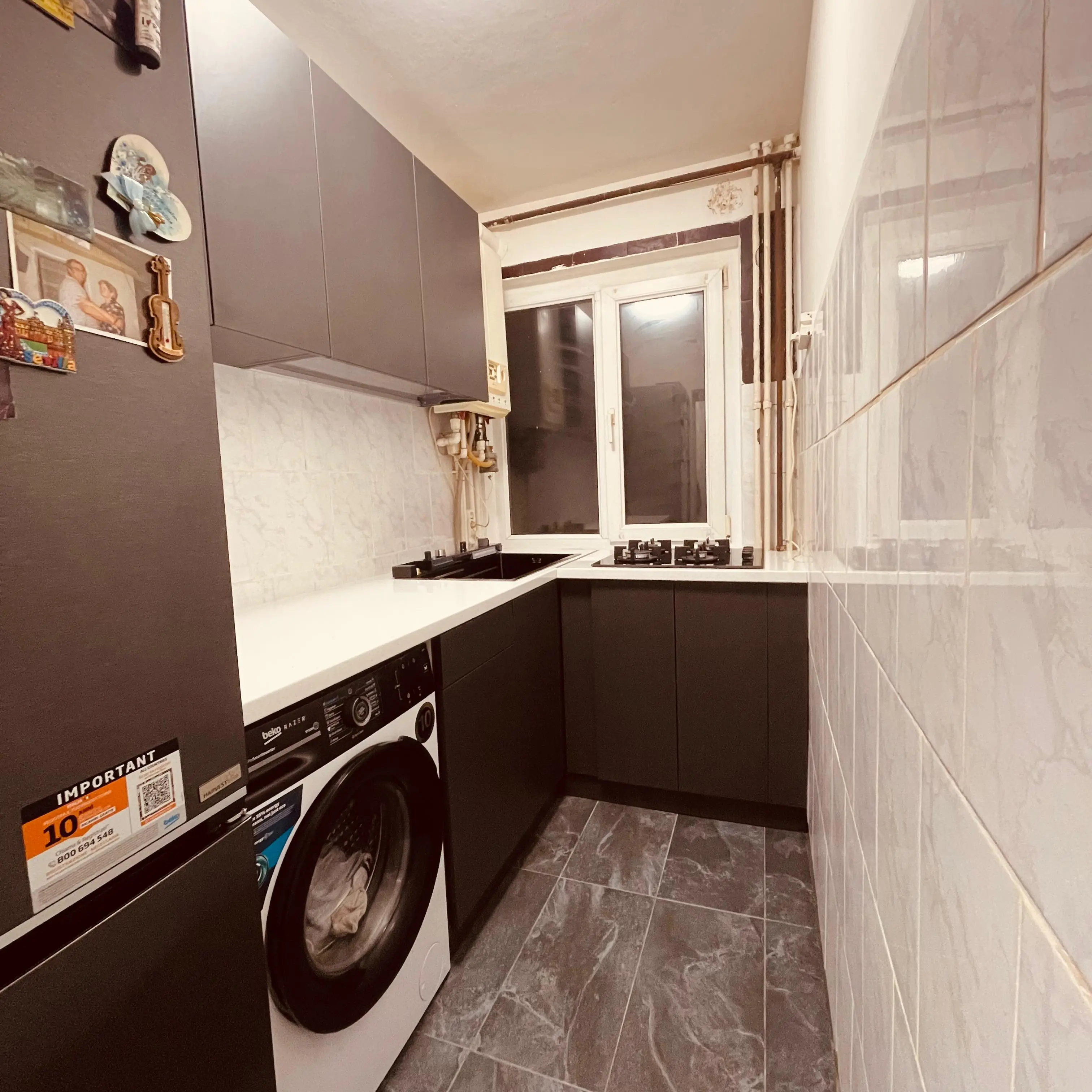 Bucătărie la comandă din PAL grafit – Bacău – Bucătării la comandă în Bacău – Epoxym (imagine 6)